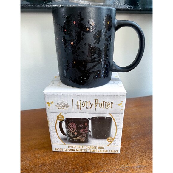 Harry Potter - Wizarding World - Heat Change Mug - House Symbols - Picture 1 of 6